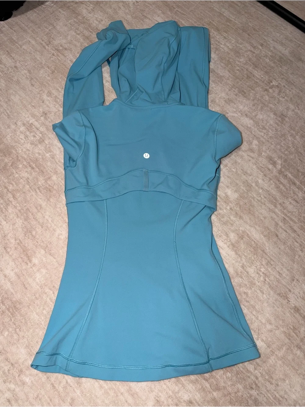 lululemon define full length jacket; 4; Hawaiian Blue